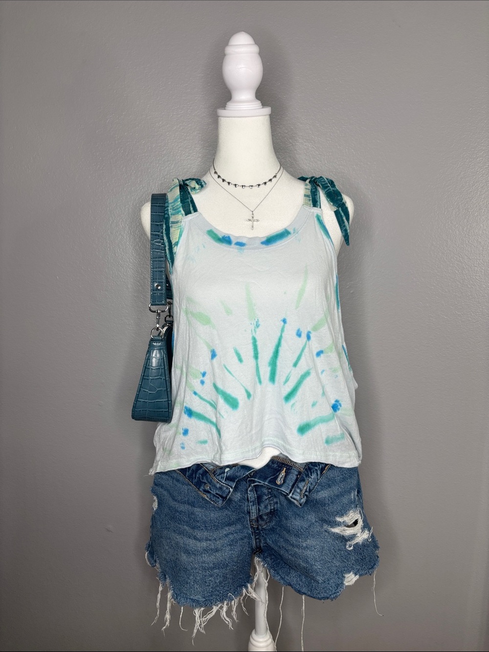 Free People Tie-Dye Scoop Neck Tank Top  ‼️LISTING IS FOR TANK TOP ONLY‼️